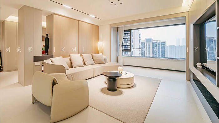 長(zhǎng)沙-龍湖天宸原著-160m²現(xiàn)代奶油·極刻美家全屋整裝
